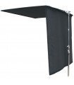 Floppy Molton negro top 122x122 cm (48´´x48´´)
TOP: Visera cosida en el lado del soporte (asa)