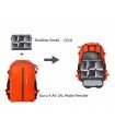 Guru AIR 24 litros - torso masculino color Magma (rojo) - mochila ultraligera - pack fstop