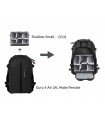 Guru AIR 24 litros - torso masculino color Anthracite (negra) - mochila ultraligera - pack fstop